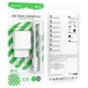 Зарядне мережеве BOROFONE BA74A Aspirer (1USB 2.1A) Type-C Білий - изображение 2