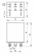 Проміжне реле 10А 3к 12V DC LY3 з індикатором [RRP10-3-10-012D-LED] РЭК77/3 - зображення 2