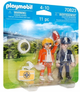 Набір фігурок Playmobil Duo Pack 70823 Лікар швидкої допомоги та поліцейська (4008789708236) - зображення 1