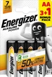 Батарейки Energizer Alkaline Power AA 3+1 шт (6429519) - изображение 1