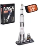 Тривимірна головоломка-конструктор CubicFun NASA Ракета Аполлон Сатурн-5 (DS1059h) (6944588210595) - зображення 4