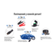 Компресор "ViTOL" K-72 150psi/25Amp/90л/2 циліндра/шланг 5,0м з дефлятором/клеми - зображення 5