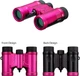 Бінокль Pentax UD 9x21 Рожевий (61815) - зображення 3