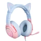 Игровые наушники с микрофоном ONIKUMA K9 Gradient with RGB (3.5mm jack, RGB подсветка). Blue-Pink - изображение 2
