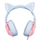 Игровые наушники с микрофоном ONIKUMA K9 Gradient with RGB (3.5mm jack, RGB подсветка). Blue-Pink - изображение 3