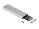 Кейс для M2 typeB BauTech NGFF (2230/2242/2260/2280) mSATA USB 3.1 Серебристый (1004-861-01) - изображение 4