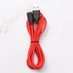 Дата кабель Hoco X21 Plus Silicone MicroUSB Cable (1m) Black / Red - изображение 2