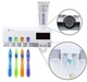 Настінний диспенсер для зубної пасти і стерилізатор для щіток Toothbrush sterilizer WJ3 - зображення 3