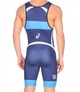 Трико борцівське Asics Wrestling Singlet Синій, Білий, Блакитний S (157516-0050) - зображення 2