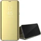 Чехол Mirror для Iphone 11 книжка зеркальный Clear View Gold - изображение 1