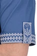 Вышиванка Golfstream короткий рукав 48 голубая с белой вышивкой (020071) - изображение 5