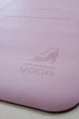 Коврик для йоги Marjari Yoga Master PRO 183x68x0.4 cм Light Purple Mandala - изображение 5