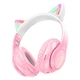Беспроводные наушники складные HOCO W42 с кошачьими ушками |BT5.3, AUX/TF, 10h| Pink - изображение 1