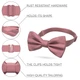 Бабочка Bow Tie House атласная цвета *пыльная роза* 09562 - изображение 2