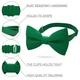 Бабочка Bow Tie House однотонная зеленая габардин - взрослая 08193 - изображение 2