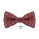 Бабочка Bow Tie House вишневая с новогодние игрушки 08628 - изображение 1
