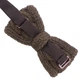 Бабочка Bow Tie House вязаная коричневая твидовая - с узором 09877 - изображение 4