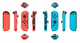 Kontroler Nintendo Switch Joy-Con Pair Neon Red Blue (0045496430566) - obraz 2