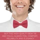 Бабочка Bow Tie House нежно-красная однотонная матовая 08843 - изображение 5