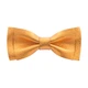 Метелик Bow Tie House шкіряний помаранчево-жовтий блискучий 00083 - зображення 1