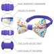 Бабочка Bow Tie House яркая фиолетовая с кошечками 08340 - изображение 2