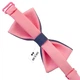 Бабочка Bow Tie House фиолетово-розовая с китайской свинкой 2019 - новогодняя 10132 - изображение 4
