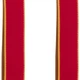 Подтяжки Bow Tie House красные с желтой окантовкой 07791 - изображение 3