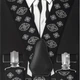 Подтяжки Bow Tie House галстучные черные с оригинальным рисунком 07488 - изображение 2