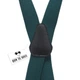Подтяжки Bow Tie House изумрудные 2.5Х см однотонные 09527 - изображение 3