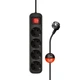 Мережевий фільтр-подовжувач ColorWay CW-PSEA42BK (4р-2м) Black - изображение 1