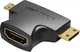Переходник Vention HDMI M - Mini HDMI F + Micro HDMI F (AGFB0) - изображение 1