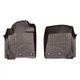 Коврики в салон WeatherTech Toyota Land Cruiser 200 2012- LX 570 Lexus с бортиком какао, передние 474231 - изображение 1