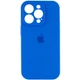 Чехол Silicone Case Full Camera Protective (AA) для Apple iPhone 14 Pro Max (6.7") Синий / Capri Blue Без бренда - изображение 3
