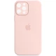 Чехол Silicone Case Full Camera Protective (AA) для Apple iPhone 14 Pro Max (6.7") Розовый / Chalk Pink Без бренда - изображение 1
