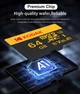 Високошвидкісна карта пам'яті Kodak micro SD/TF 64Гб з адаптером - изображение 5