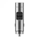 Автомобильный FM-трансмиттер (FM-модулятор) Baseus Energy Column (BS-01) Bluetooth 5.0 MP3 c функцией зарядного устройства 2-USB (3.1А) и вольтметром, серебристый - изображение 3