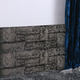 Самоклеящаяся 3D панель Sticker Wall камень черный 1115х300х11мм 197 SW-00001374 - изображение 6