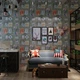 Самоклеющаяся 3D панель Sticker Wall Стильная отделка интерьера почтовые марки 700х700х4мм (091) SW-00001152 - изображение 3