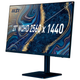 Монитор MSI 27" Modern MD272QP HDMI, DP, USB-C, 2xUSB, MM, IPS, 2560x1440, 75Hz, 4ms, sRGB 95% - изображение 3