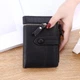 Женский вместительный складной кожаный кошелек Aliri_10105 черный цвет - изображение 5