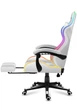 Компютерне геймерське крісло HUZARO Force 4.7 White LED RGB - зображення 8