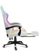 Компютерне геймерське крісло HUZARO Force 4.7 White LED RGB - зображення 12