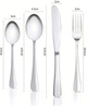 Набір столових приборів KitchenWare Middle 24 шт з нержавіючої сталі на 6 персон (10364-24) - зображення 2
