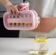 Форма для льда Ason Ice Cube Tray складная бутылка на 17 шариков силиконовая Розовая (52191P) - изображение 3