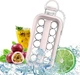 Форма для льда Ason Ice Cube Tray складная бутылка на 17 шариков силиконовая Розовая (52191P) - изображение 4