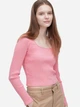 Лонгслив длинный женский Uniqlo 496017570 2XL Розовый (1159785272) - изображение 1