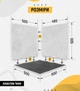 Пластиковый угловой 3d фотофон, PolyPlast 50x50x50см - №61002 - изображение 3