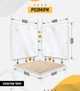 Пластиковый угловой 3d фотофон, PolyPlast 50x50x50см - №61047 - изображение 3