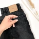 Джинси ZARA 164 см чорний артикул Л541 - зображення 5