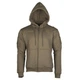 Реглан Mil-tec с капюшоном на молнии hoodie Olive 11472012 - 2XL - изображение 1